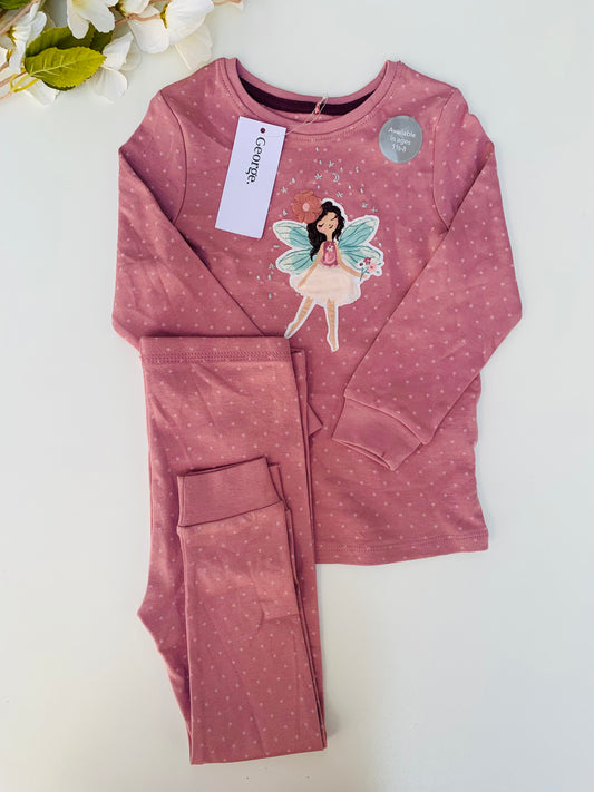 George Appliqued Fairy Shirt & Trouser Set