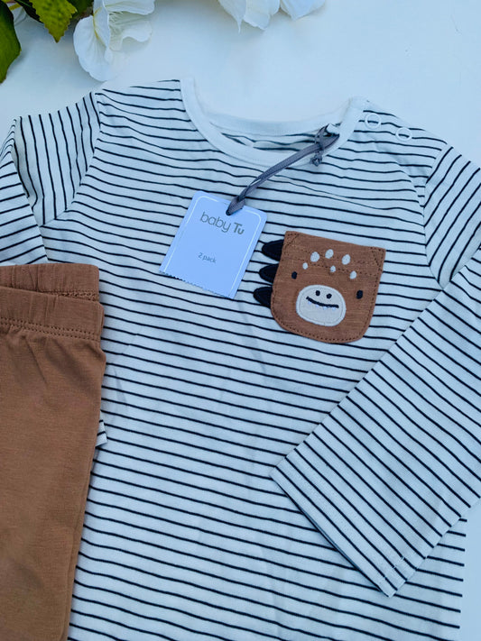 TU Clothing Dino Shirt & Trouser Set