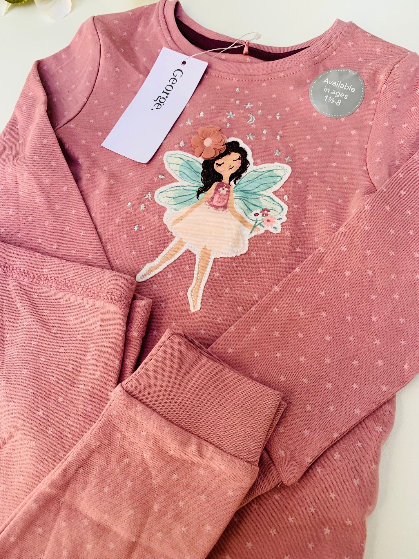 George Appliqued Fairy Shirt & Trouser Set
