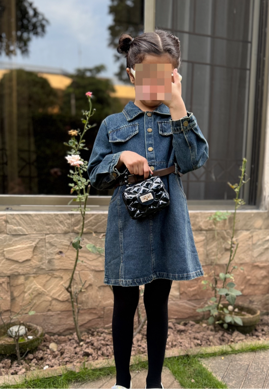 Denim Frock with Belt
