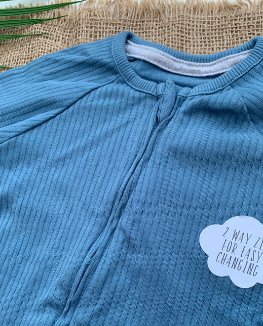 George Ribbed Romper