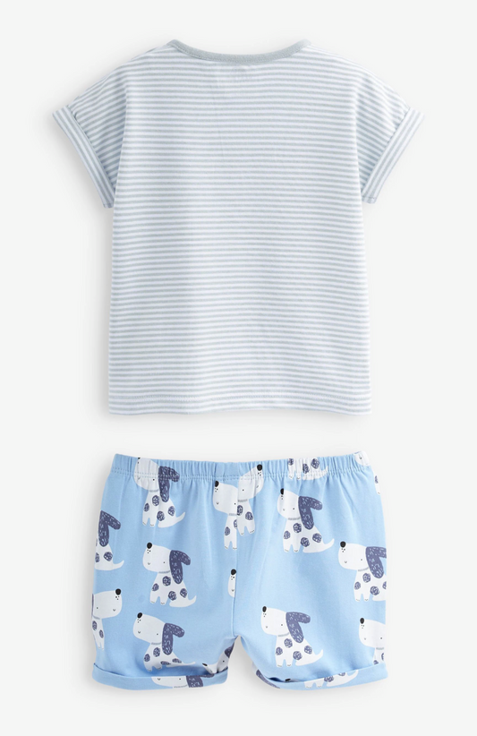 Next Appliquéd Puppy Shirt & Short
