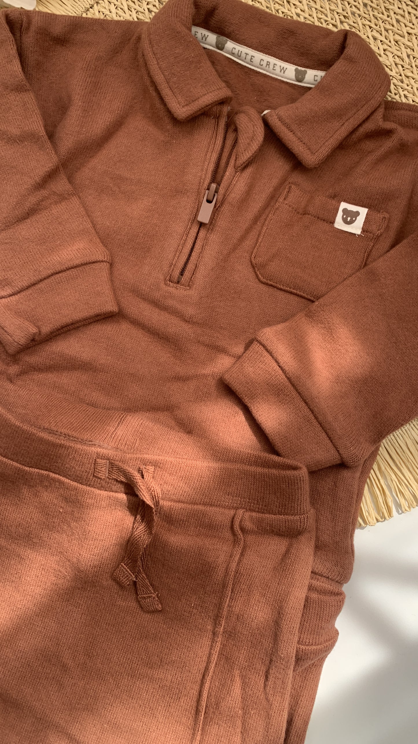 George Tan Soft Touch Sweatshirt & Trouser Set