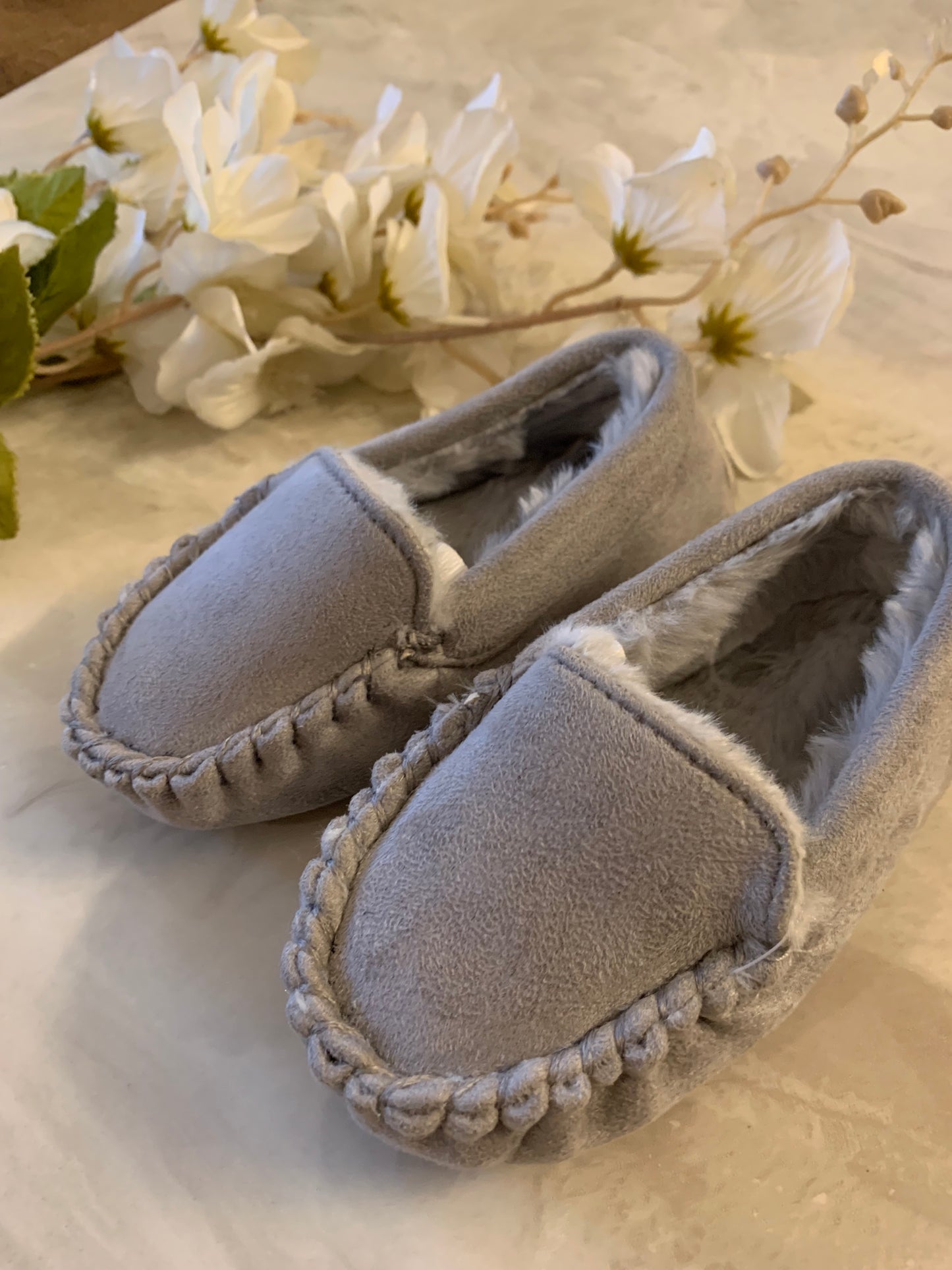 Tu Clothing Faux Fur Moccasin Slippers