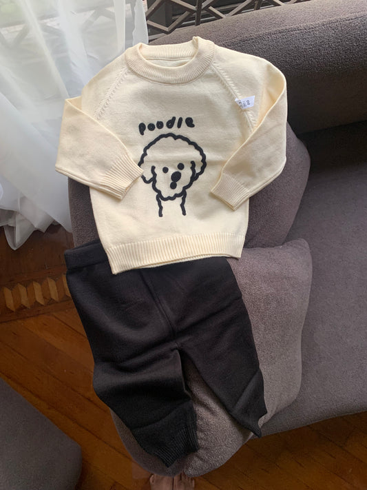 Knitted Shirt & Trouser Set