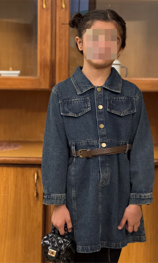 Denim Frock with Belt