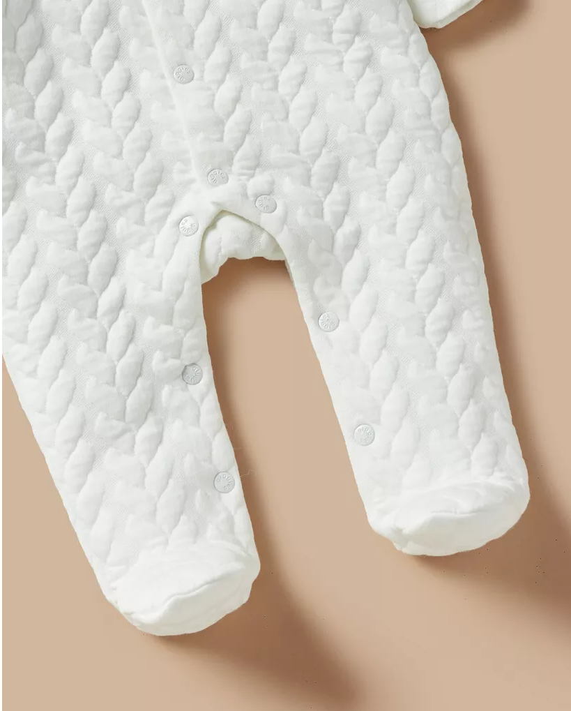 Giggles Quilted Formal Sleepsuit