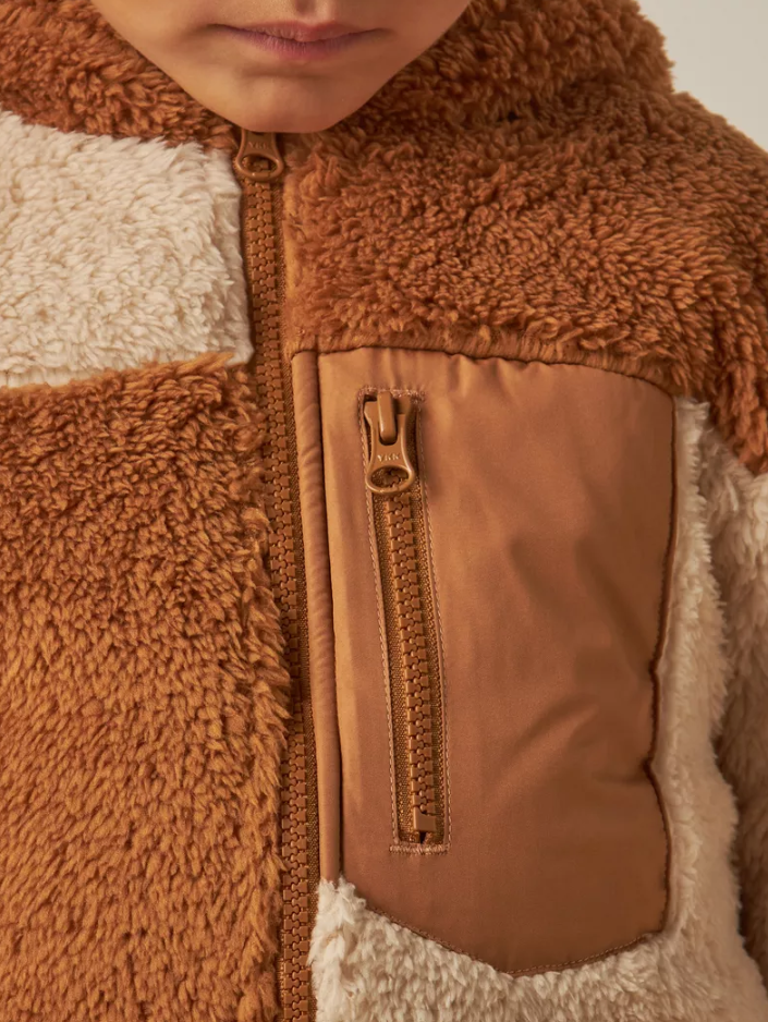 Juniors Sherpa Hooded Jacket