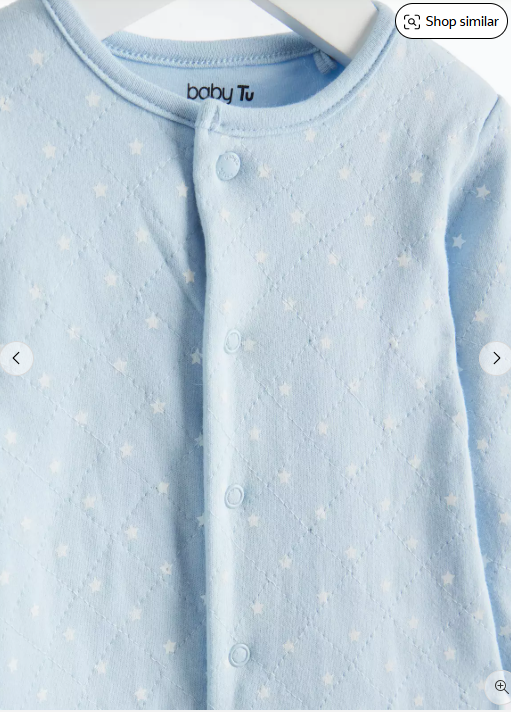 Tu Clothing Star Print Sleepsuit