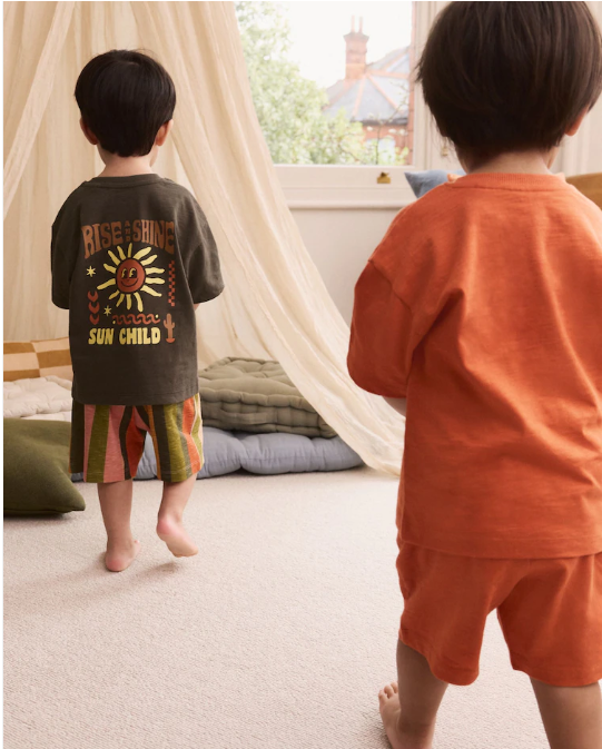 Next "Desert Day" Shirt & Shorts Set