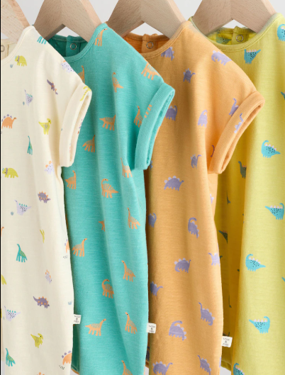 Next Dino Print Romper
