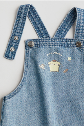 H&M "Pom Pom " Dungarees