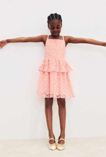 H&M Floral net Frock