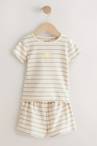 Next Striped Shirt & Shorts Set
