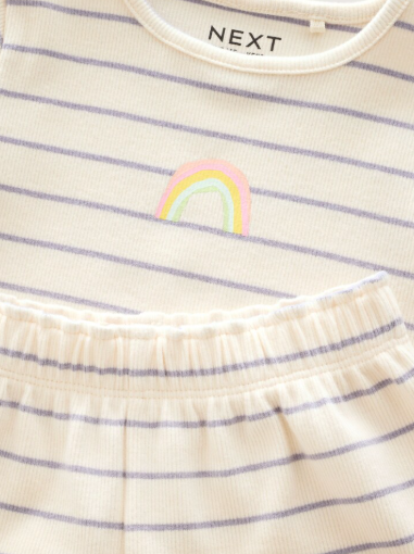 Next Striped Shirt & Shorts Set