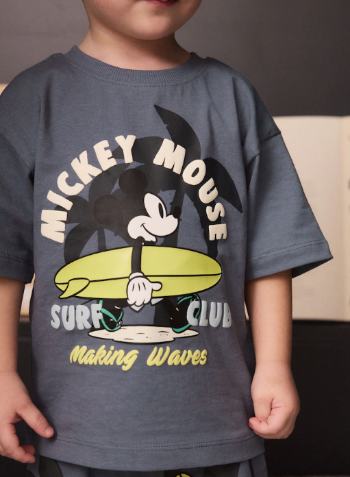 Next "Mickey Mouse" Shirt & Shorts Set