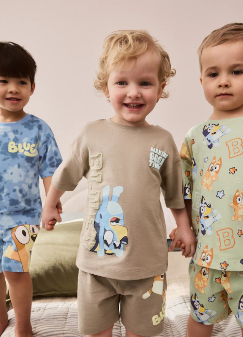 Next Bluey Shirt & Shorts Set