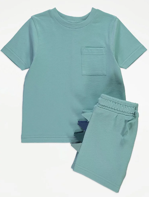 George Dinosaur Spike Shirt & Shorts Set