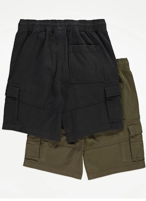 George Pack Of 2 Cargo Shorts