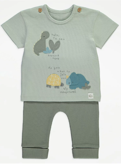 George "Hello I'm New Here" Shirt & Trouser Set