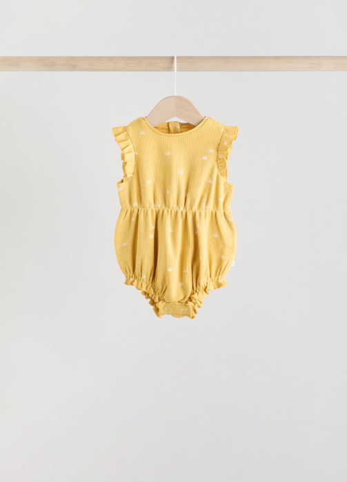 Next Frill Ribbed Romper