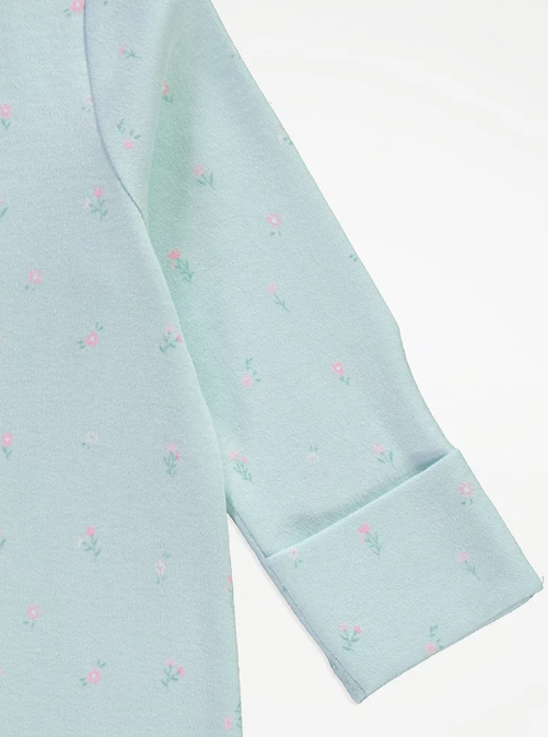 George Pack of 3 Floral Sleepsuits