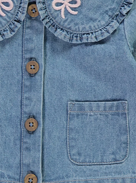 George Cherry Frock & Denim Jacket