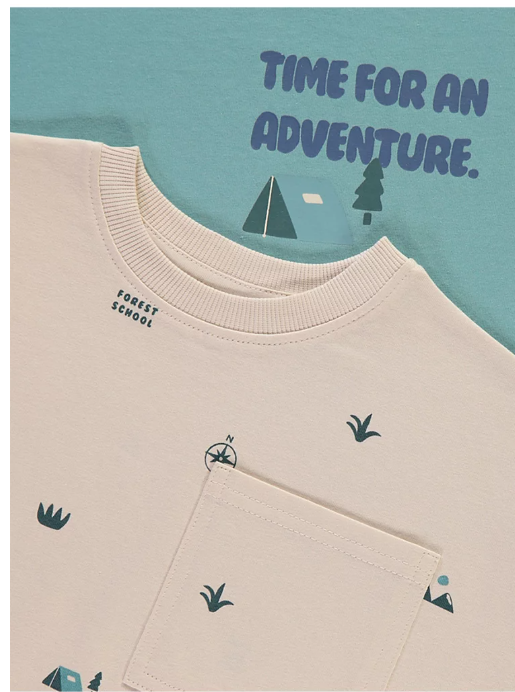George "Time for an adventure" pack of 3 T-Shirts