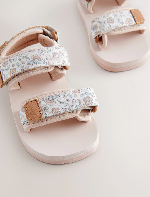 Next Neutral Floral Trekker Sandal