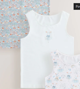 Next Pack of 3 Mouse Print Vests