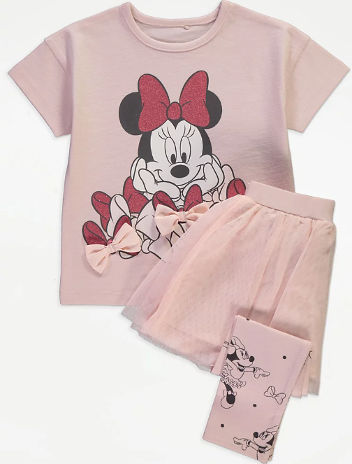 George Disney Mini Mouse T-Shirt and Leggings Set
