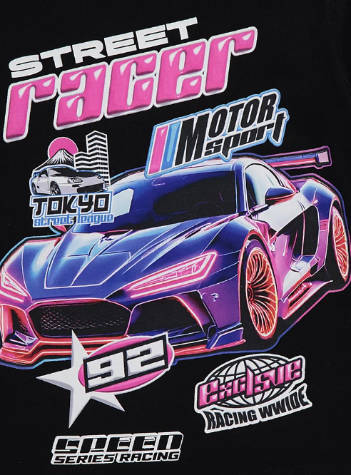 George Pack of 3 Motor Sports Graphic T-Shirts