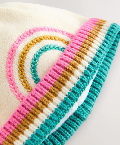 Next Knitted Rainbow Cap
