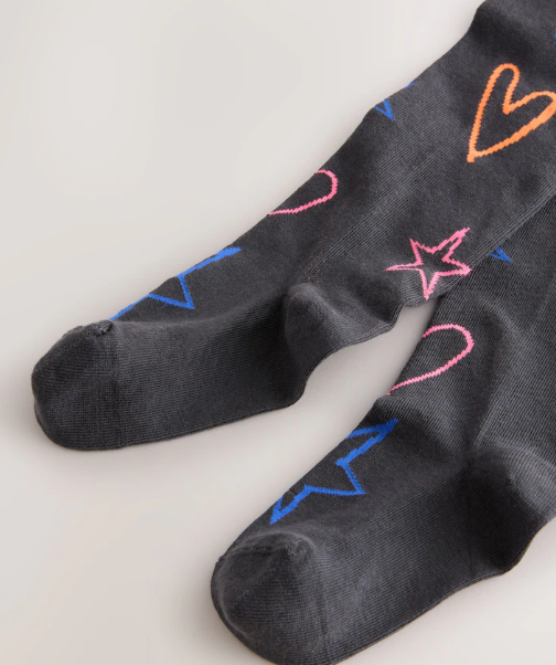 Next "Heart and Star" Print Tights