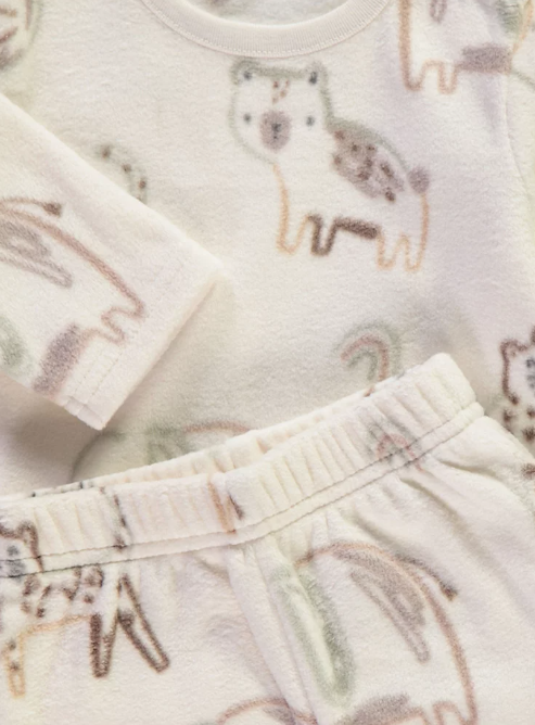 George Safari Fleece Shirt & Trouser Set