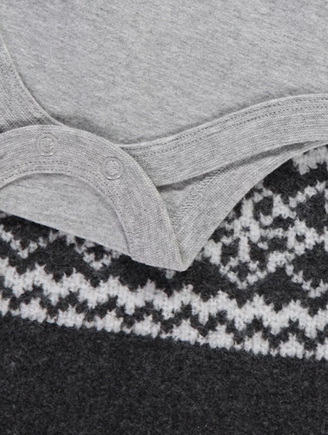 George Fairisle Dungaree and Bodysuit Outfit