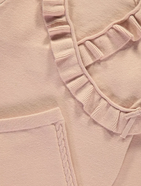 George Frill Collared Wrap Top & Trouser Set