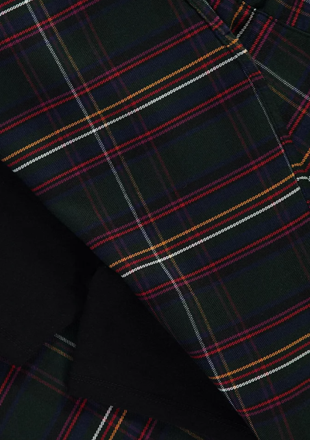 George "Free Spirit" Sweatshirt and Checked Skirt Outfit