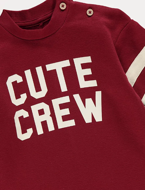 George "Cute Crew" Fleece Romper