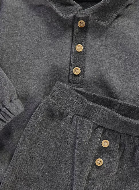 George Polo Top & Corduroy Trouser Set