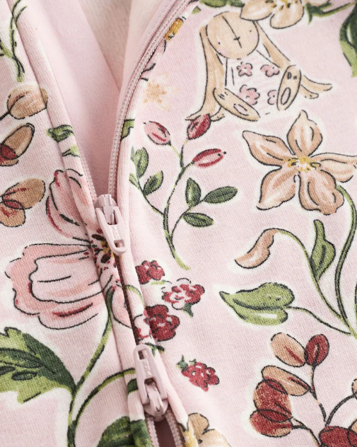 Next Floral Fleece Lined Sleepsuit