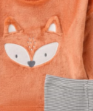 Matalan Fox Face Velour Shirt and Trouser Set