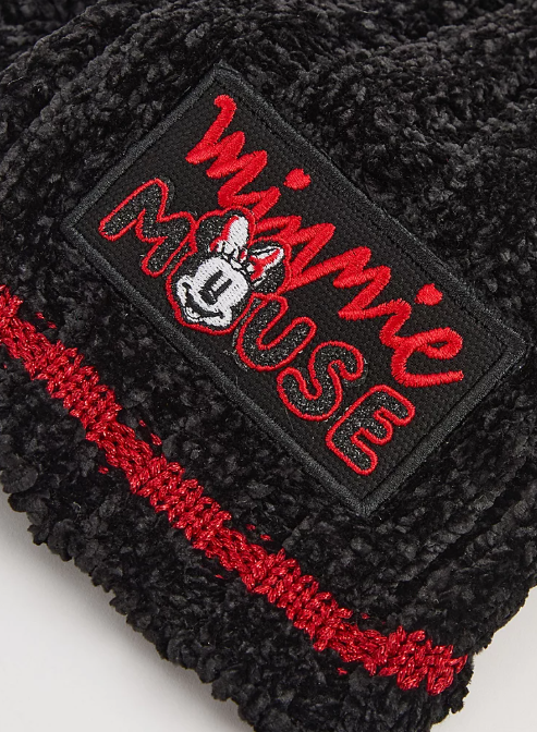 George Disney Minnie Mouse Knitted Bow Hat and Scarf Set