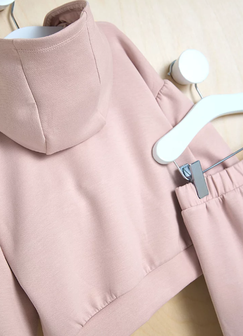 George Gold Button Hoodie and Trouser Set