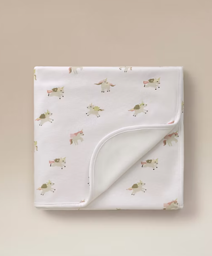 George Unicorn Printed Fleece Blanket