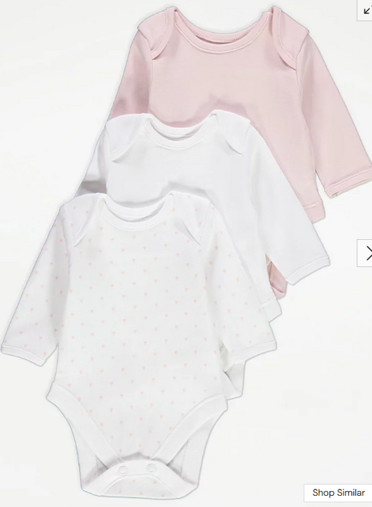 George pack of 3 long Sleeves Bodysuits