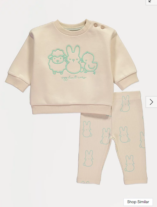 George “Egg hunt crew” Sweatshirt & Trouser Set