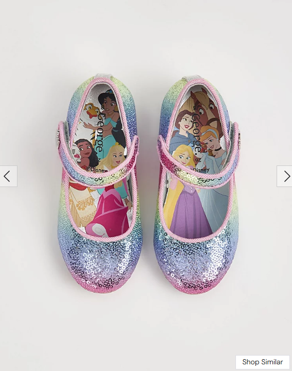 George Disney Princess Sequin Light Up Pumps