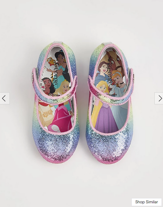 George Disney Princess Sequin Light Up Pumps