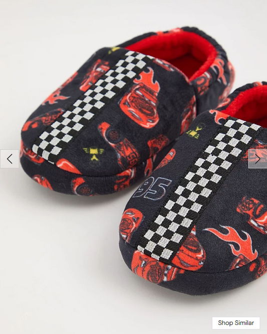 George Disney Cars Lightning McQueen Full Back Slippers